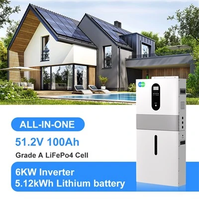 6KW zunaj omrežja sistem za shranjevanje energije 51,2V 100ah All-in-One Litijeva baterija
