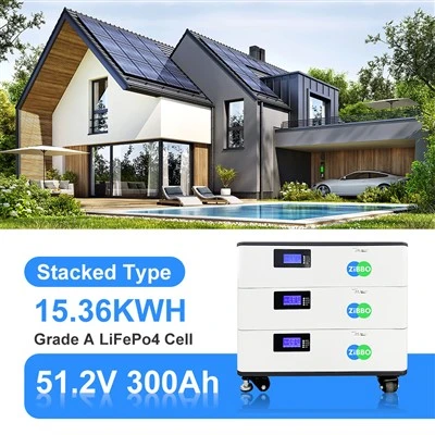 Stanovanjsko shranjevanje energije 15 KWH solarna zložena baterija 51,2 V 300 Ah dolg življenjski cikel